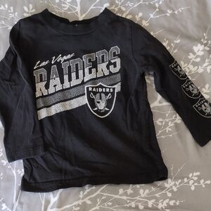 4/$20 L.A. Raiders Kids 2T Long Sleeve Shirt GUC "P1